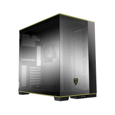 Lian Li O11D EVO RGB Automobili Lamborghini Edition Tower Computer Case, Up to 420mm Radiator & 9x Fan Support, 5″ LCD Display, 4mm Tempered Glass Panel Material, Black | G99.O11DERGBL.00